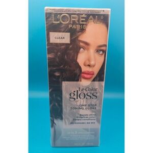 L'Oreal Paris Le Color Gloss Clear One Step Toning Gloss Boost Shine Condition